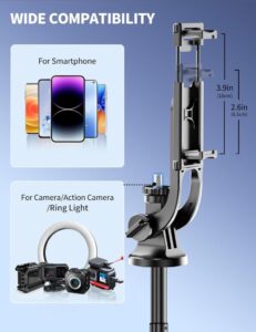 179cm Handy Stativ für Smartphone - Stabil, Tragbar und Perfekt für Selfies/Videoaufnahmen