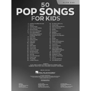 50 Pop Songs für Kinder für Alt-Saxophon: Ein musikalisches Abenteuer für Kinder