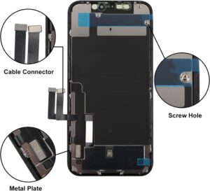 LL TRADER Display für iPhone 11 LCD 6.1" Bildschirm Ersatz mit Touchscreen und Reparaturkits