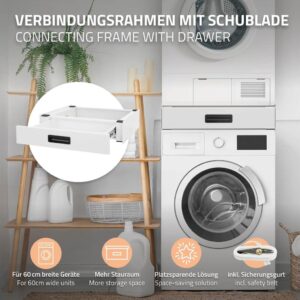 ML-Design Verbindungsrahmen für Waschmaschine und Trockner: Mehr Platz und Komfort in Ihrem Haushalt