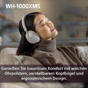 Sony WH-1000XM5 kabellose Bluetooth Noise Cancelling Kopfhörer in Schwarz