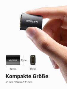 UGREEN HDMI Kupplung 4K UHD - Hochwertiger Adapter für perfekte Bild- und Audioqualität