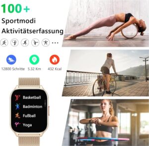 ZOSKVEE Smartwatch - Dein Alltagshelfer mit Stil