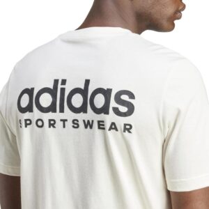 adidas Herren Molded Linear Graphic Tee T-Shirt L Non-dyed - Vielseitiges Sportshirt für Herren