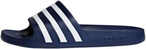 adidas Unisex Adilette Aqua Slides Schiebe-Sandalen in Dunkelblau - Leicht, Bequem und Schnell Trocknend