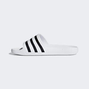 adidas Unisex Adilette Aqua Slides Schiebe-Sandalen in Cloud White Core Black Cloud White