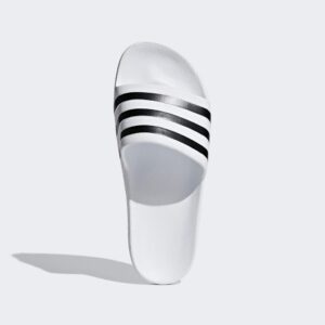 adidas Unisex Adilette Aqua Slides Schiebe-Sandalen in Cloud White Core Black Cloud White