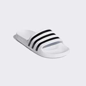 adidas Unisex Adilette Aqua Slides Schiebe-Sandalen in Cloud White Core Black Cloud White