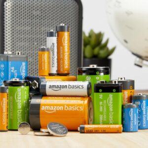 Amazon Basics Leistungsstarke AA-Alkalisch-Batterien mit 10 Jahren Haltbarkeitsdauer und 36er-Pack