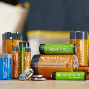 Amazon Basics AA-Batterien mit hoher Kapazität, NiMH, wiederaufladbar, 2400 mAh, vorgeladen, 8 Stück