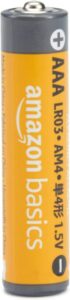 Amazon Basics AAA-Alkalisch-Batterien, leistungsstark, 1,5 V, 8er-Pack