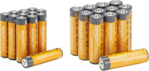 Leistungsstarke Amazon Basics AA- und AAA-Alkaline-Batterien im 24er-Pack