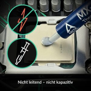 ARCTIC MX-4 Premium Performance Wärmeleitpaste - Optimale Wärmeleitung für alle Prozessoren