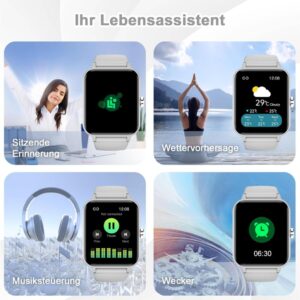 Blackview Smartwatch Herren Damen Fitnessuhr - Dein treuer Begleiter für Fitness und Gesundheit