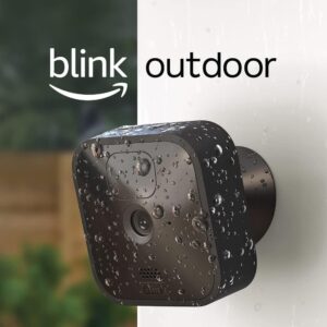 Blink Outdoor – Kabellose, witterungsbeständige HD-Überwachungskamera mit zwei Jahren Batterielaufzeit und Bewegungserfassung, kompatibel mit Alexa