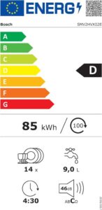 Bosch SMV2HVX02E Serie 2 Einbaugeschirrspüler - Komfort und Effizienz für dein Zuhause