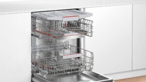 BOSCH SMV6ECX00E SER6 - Vollintegrierbarer Geschirrspüler mit 14 Gedecken und Induktion