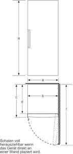 Bosch GSN58AWCV Serie 6 XXL-Gefrierschrank: Groß, leistungsstark und energieeffizient