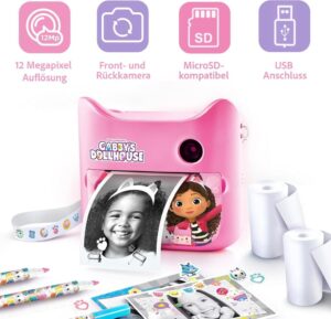 Canal Toys Photo Creator GAB 005 - Gabby's Sofortbildkamera für Kinder mit LCD-Display und Fotodrucker