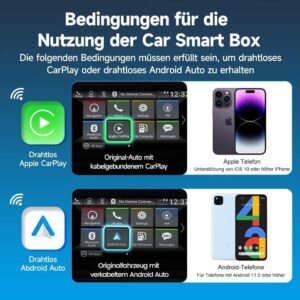 CarlinKit 5.0 2air CarPlay Wireless und Android Auto Wireless Adapter - Machen Sie Ihr Auto smart