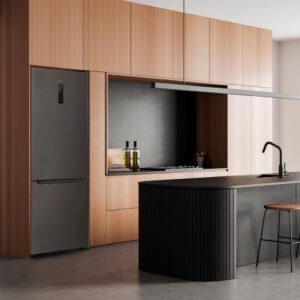 Cecotec Frigorífico Combi 2 Puertas Bolero CoolMarket Combi 322 Dark D - Der energieeffiziente Kühlschrank mit innovativen Features