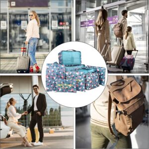 Coolzon Packing Cubes Koffer Organizer, 8 Stück Kofferorganizer Packtaschen Packwürfel mit Schuhbeutel Wäschebeutel Reiseorganizer Kleidertaschen für Rucksack (Einhorn)