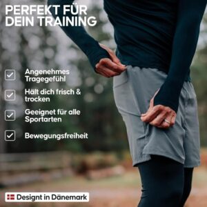 DANISH ENDURANCE Sporthose Herren Kurz - Die ideale Trainingsbegleitung