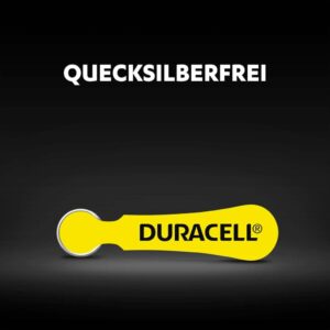 Duracell Hörgerätebatterien Größe 10, 60er Pack - Langlebige, quecksilberfreie Batterien