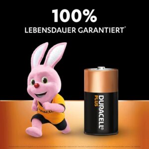 Duracell Plus C Batterien, LR14, 4 Stück - Die langlebige Energiequelle für deine Alltagsgeräte