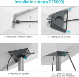 EDUP HOME Starlink Gen 3 Rohradapter - Dein zuverlässiger Montagesatz für Starlink Standard Gen3/V3 Dishy