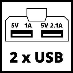 Einhell USB-Akku-Adapter TC-CP 18 Li USB-Solo Power X-Change: Mobiles Laden für alle Geräte