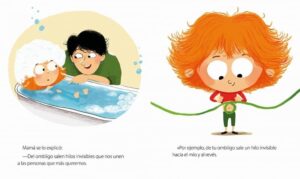 El hilo invisible (libro de cartón): Das perfekte Kinderbuch für den Schulanfang