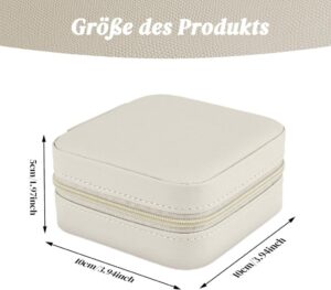 Elektheim Kleines Schmuckkästchen für Reisen - Beige