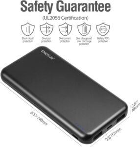 ENEGON 2er-Pack Powerbank 10000mAh - Dein zuverlässiger Begleiter für unterwegs