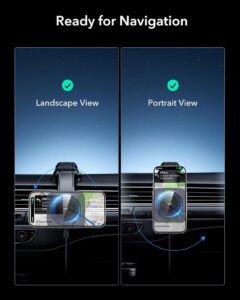 ESR Qi2 15W Magsafe Autohalterung mit Ladefunktion - Ihr perfekter Begleiter auf der Straße