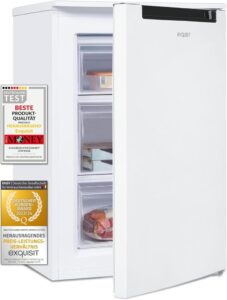 Exquisit Gefrierschrank GS581-040C weiss - kompakt, energieeffizient und flexibel