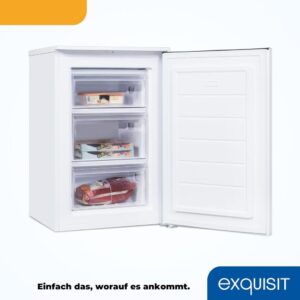 Exquisit Gefrierschrank GS581-040C weiss - kompakt, energieeffizient und flexibel