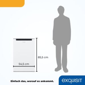 Exquisit Gefrierschrank GS581-040C weiss - kompakt, energieeffizient und flexibel