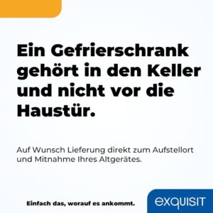 Exquisit Gefrierschrank GS581-040C weiss - kompakt, energieeffizient und flexibel