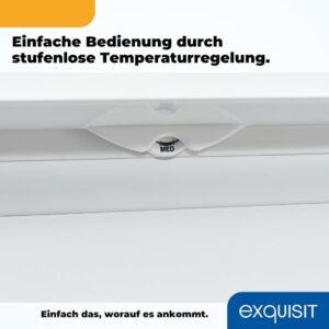 Exquisit Gefrierschrank GS581-040C weiss - kompakt, energieeffizient und flexibel