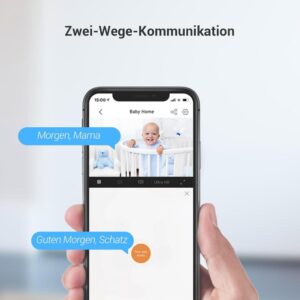 EZVIZ 1080P WLAN IP Kamera, schwenkbare Überwachungskamera Innen mit Zwei-Wege-Audio und Bewegungsverfolgung - Perfekt für Haustiere, Babys und Alexa-kompatibel