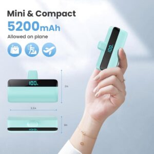 Feob Mini Power Bank 5200mAh - Der optimale Begleiter für dein iPhone 15 und andere USB C Geräte