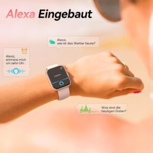 Fitpolo Smartwatch für Damen mit Telefonfunktion und Alexa