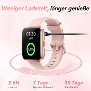 Fitpolo Smartwatch für Damen mit Telefonfunktion und Alexa