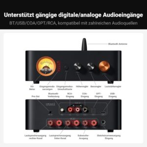 Fosi Audio MC351 2.1 Kanal Vollverstärker: Der perfekte Begleiter für dein HiFi-System