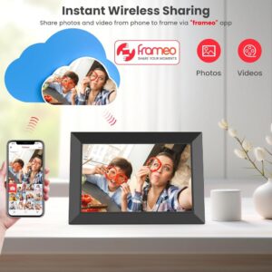 Frameo 10,1 Zoll WLAN Digitaler Bilderrahmen mit 32GB Speicher - Teilen Sie Ihre Momente sofort (2er Pack)