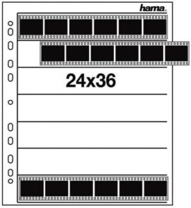 Hama Negativarchivierungshüllen aus Polypropylen für Kleinbild-Streifen