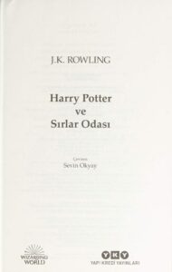 Harry Potter Ve Sirlar Odasi: 2. Kitap - Das magische Abenteuer geht weiter