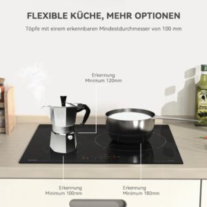 Hermitlux Induktionskochfeld 60cm - Leistungsstarkes und elegantes Kocherlebnis