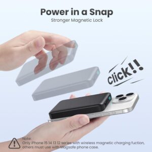 HETP Magnetische Powerbank 10800mAh - Dein perfekter Begleiter für unterwegs